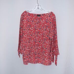 The Limited Open Sleeve Floral Blouse